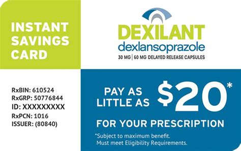 dexilant smart card canada|dexilant manufacturer savings card.